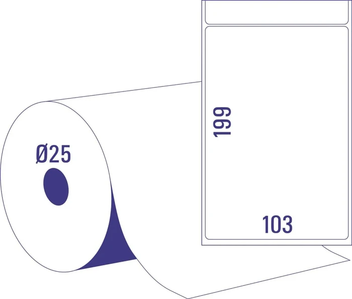 Avery-Zweckform Versandetiketten Thermodirekt, 103x199mm, weiß, 2er-Pack (700 Etiketten)