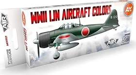 AK-Interactive 3rd Gen Acrylic Colors WWII IJN Aircraft Colors Farbset, 8-tlg.
