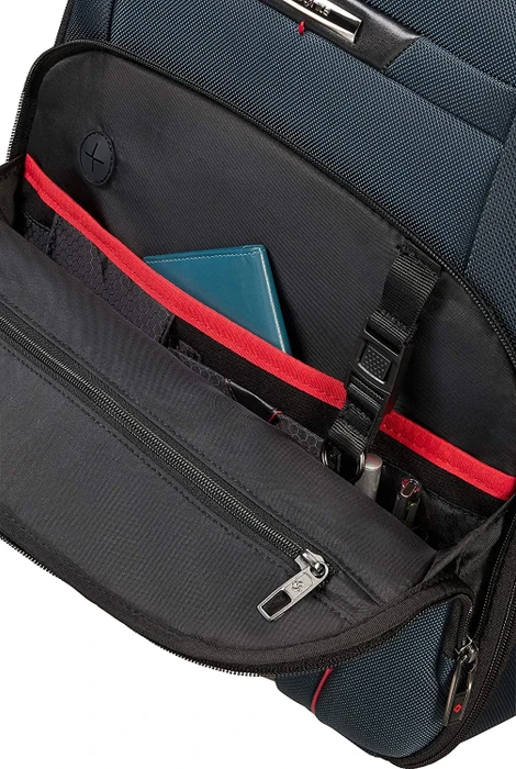 Samsonite Pro-DLX 5 Laptop Backpack 3V expandable 15.6" erweiterbarer Notebook-Rucksack blau