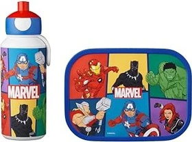 Mepal Campus Trinkflasche & Brotdose Pausen-Set Avengers, 2-tlg.
