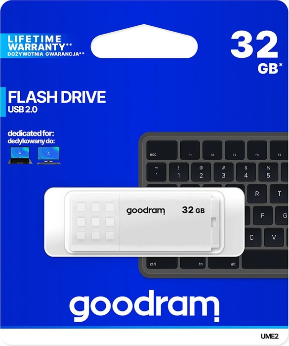 goodram UME2 32GB weiß, USB-A, USB 2.0