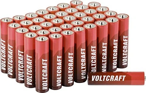 Voltcraft Industrial Alkali-Mangan Micro AAA, 40er-Pack