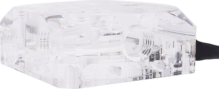 Alphacool Eisdecke Acryl DDC Pumpenaufsatz V4, G1/4