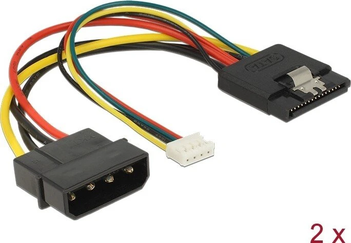 DeLOCK 3.5" Wechselrahmen für 2x 2.5" SATA