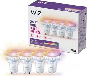 WiZ Spot LED 4.7-50W GU10 PAR16 RGB, 4 Stück