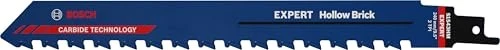 Bosch Professional EXPERT S1543HM Hollow Brick Säbelsägeblatt, 240x1.5mm, 3 Stück