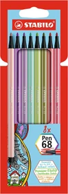 STABILO Pen 68 sortiert, 8er-Set, Etui