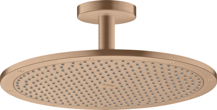 Hansgrohe Axor ShowerSolutions Kopfbrause 350 1jet mit Deckenanschluss brushed red gold