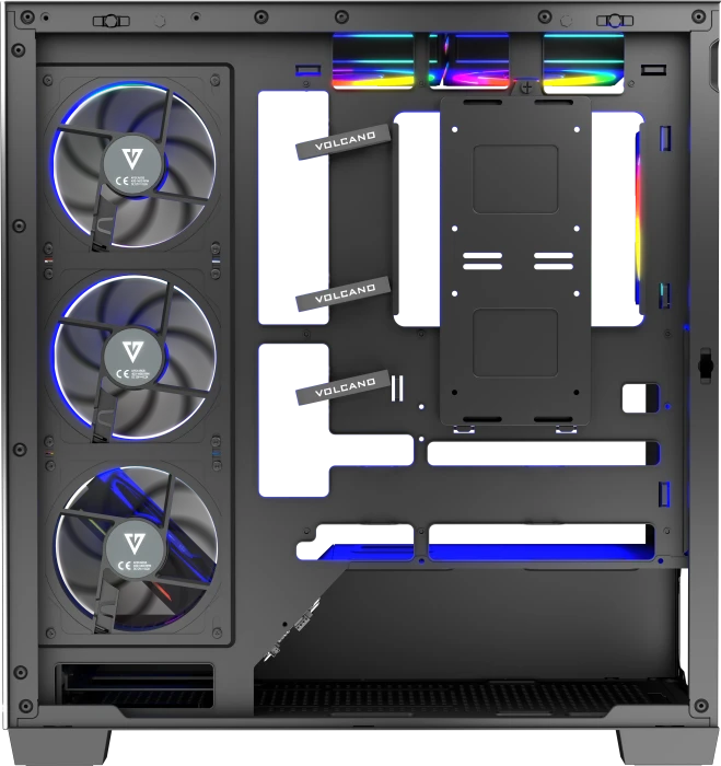 Modecom Volcano Stellar ARGB 8F Black, Glasfenster