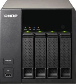 QNAP Turbo Station TS-420, 512MB RAM, 2x RJ-45 1000Base-T, 2x USB-A 3.0