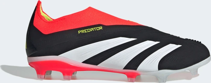 adidas Predator Elite Laceless FG core black/cloud white/solar red (Junior)