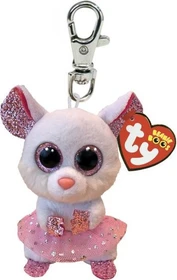 TY Beanie Boos Clip Nina mit Tütü Schlüsselanhänger 8.5cm