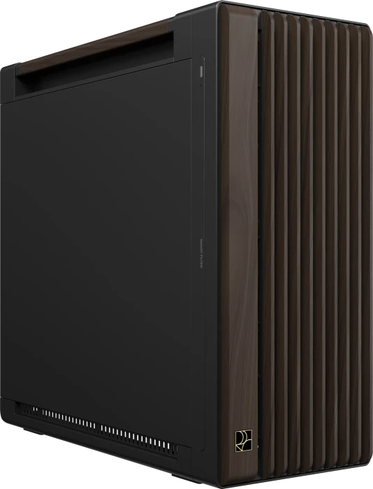 ASUS ProArt PA602 Wood Edition Modern Black, schwarz/braun, Metal Panel