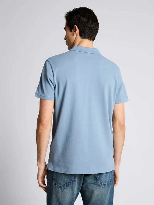 Tom Tailor Piqué Poloshirt kurzarm mountain spring blue (Herren)