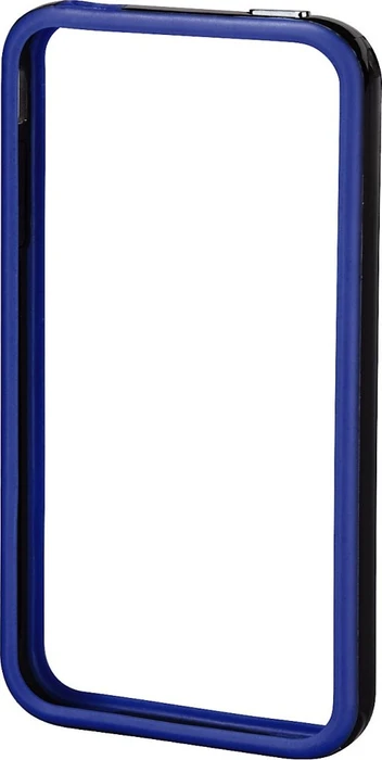 Hama Edge Protector für Apple iPhone 4 schwarz/blau
