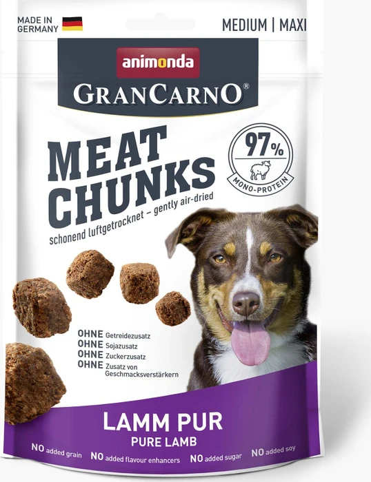 animonda GranCarno Adult Meat Chunks Lamm pur, 80g