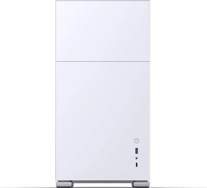 Jonsbo D41 White, weiß, Glasfenster