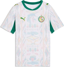 Puma FIFA WM 2026 Senegal Heimtrikot kurzarm puma white/wild green (Junior)
