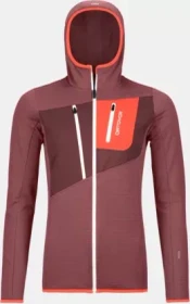 Ortovox Fleece Grid Hoody Funktionsjacke mountain rose (Damen)