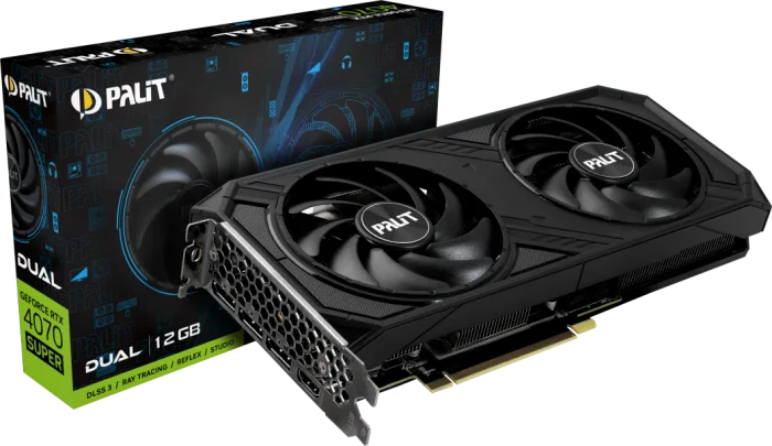 Palit GeForce RTX 4070 SUPER Dual, 12GB GDDR6X, HDMI, 3x DP