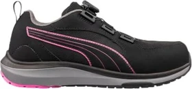Puma Aspire Disc Low S3S ESD Sicherheitsschuhe schwarz (Damen)