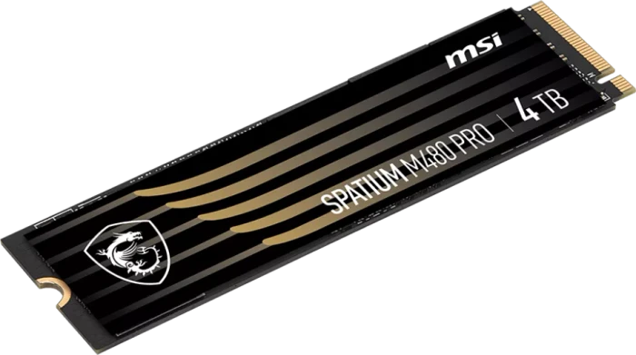 MSI Spatium M480 Pro 4TB, M.2 2280 / M-Key / PCIe 4.0 x4