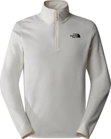 The North Face 100 Glacier Fleece 1/4 Zip Funktionsshirt langarm white dune (Herren)