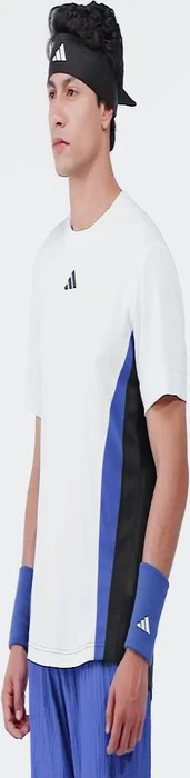 adidas Tennis Pro Heat.Rdy FreeLift Funktionsshirt kurzarm white/lucid blue/black (Herren)