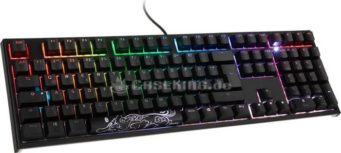 Ducky One 2 RGB PBT, LEDs RGB, schwarz, MX RGB BLACK, USB, US