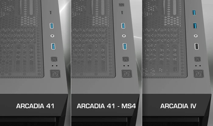 Raijintek Arcadia 41, Glasfenster