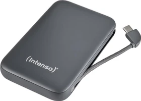 Intenso Powerbank S10000 mit USB-C-Kabel grau
