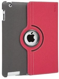 Targus Versavu 360° Rotating Stand & Case for the new iPad grau/rosa