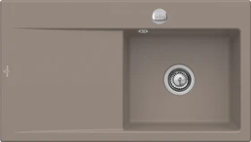 Villeroy & Boch Subway Style 50 Einbau Becken rechts mit Ablauffernbedienung timber