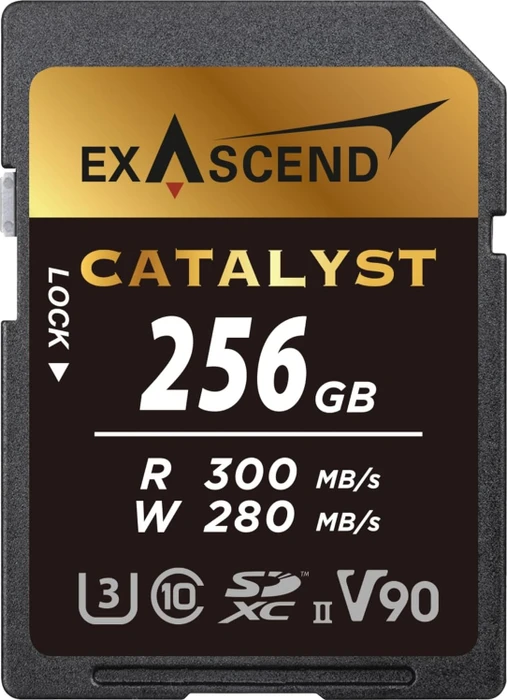 Exascend Catalyst R300/W280 256GB, UHS-II U3, Class 10