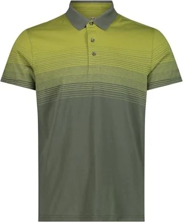 CMP Muster Poloshirt kurzarm oil green (Herren)