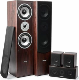 Skytronic 5.0 Heimkino-System Nussbaum