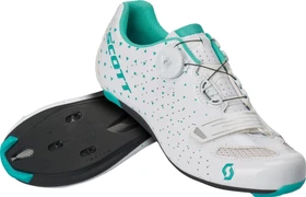 Scott Road Comp BOA gloss white/turquoise blue (Damen)