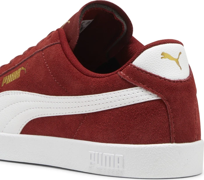 Puma Club II Suede intense red/puma white/puma gold