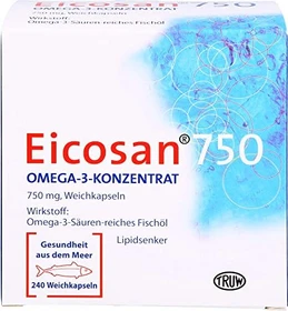 Eicosan 750 Omega-3-Konzentrat Weichkapseln, 240 Stück