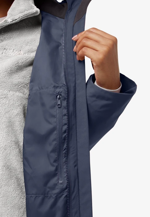 Jack Wolfskin Rotwand 3in1 Funktionsjacke graphite (Damen)
