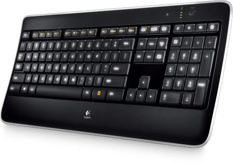 Logitech K800 Wireless Illuminated Keyboard, USB, DE