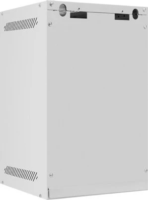 Lanberg WF10 Series 10" Rack Wandschrank 9HE, hängend, Flatpack, Glastür, IP20, RAL 7035, 310mm tief