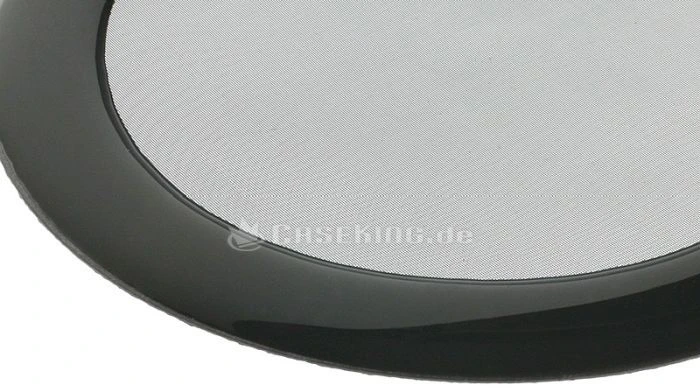 DEMCiflex Staubfilter 80mm rund schwarz/schwarz