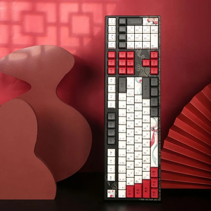 Varmilo VEA108, Beijing Opera, LEDs weiß, MX SILENT RED, USB, US