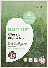 Mondi Nautilus Classic Kopierpapier matt weiß, A4, 80g/m², 500 Blatt