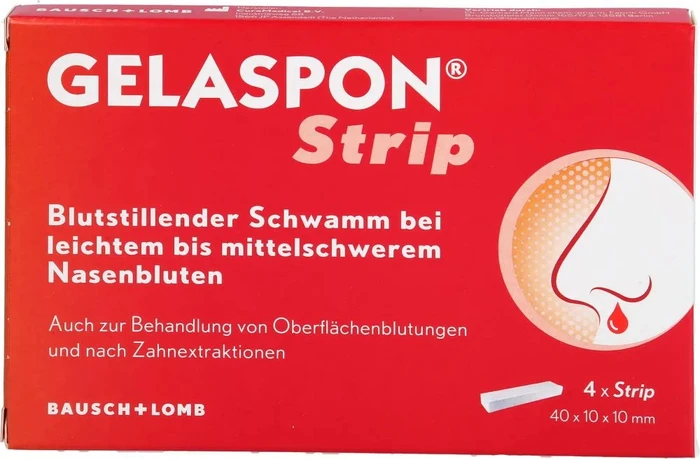 Gelaspon Gelatineschwamm, 4 Stück