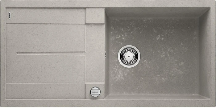 Blanco Metra XL 6 S Einbau Becken reversibel mit Ablauffernbedienung beton-style