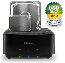 Fantec MR-CopyDU3e Dockingstation, USB-B 3.0/eSATA