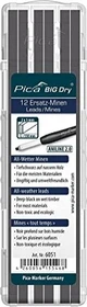 Pica-Marker BIG Dry Aniline Bleistiftmine 2B 5.0mm graphit, 12er-Pack