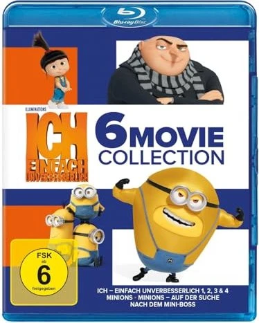 Ich - Einfach unverbesserlich Box & Minions - 6-Movie Collection (Blu-ray)
